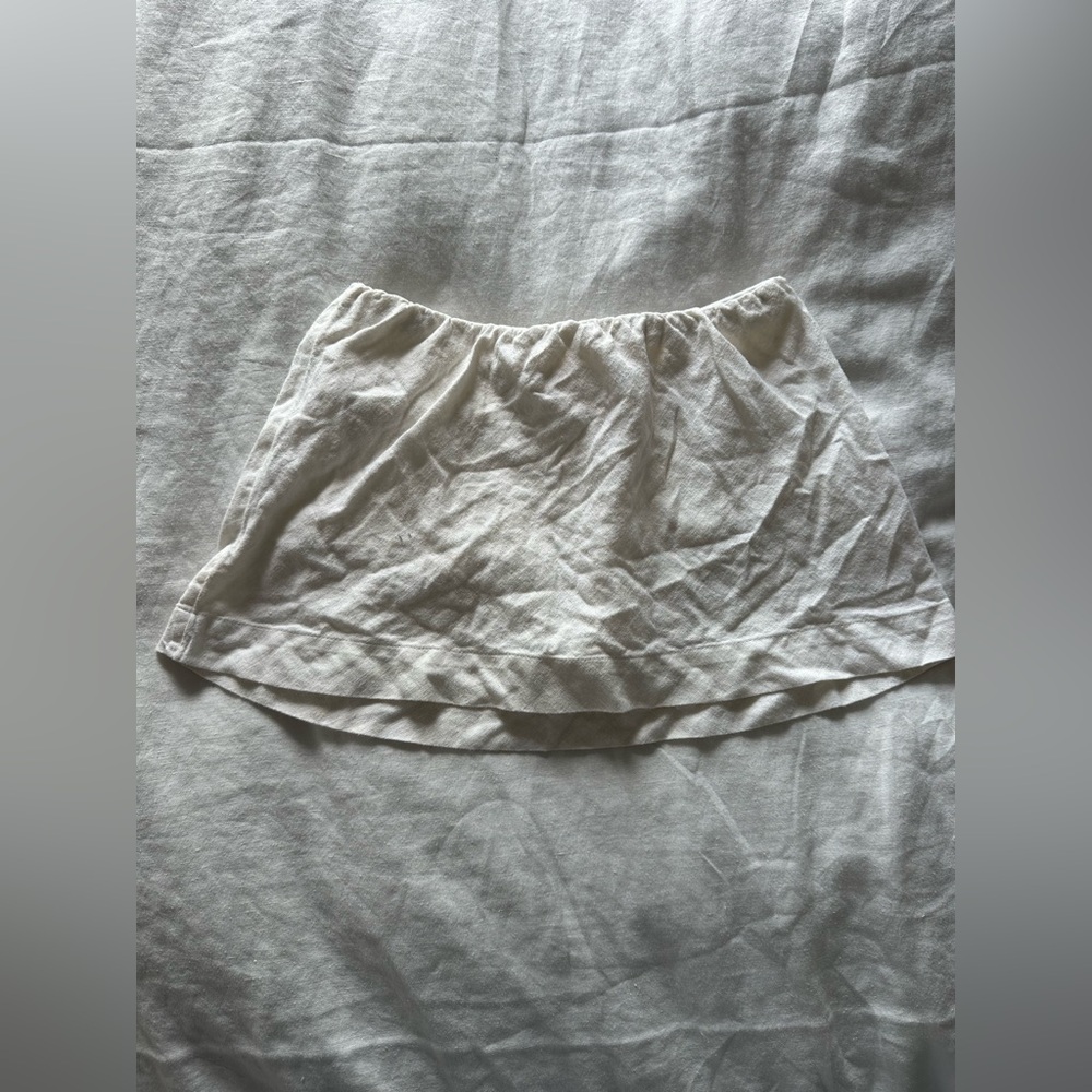 Mini Linen Skort